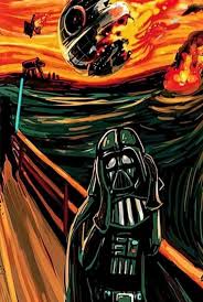 Pin By Devarie Burks On May The Force Be With You Funny Art Star Wars Art Darth Vader Poster