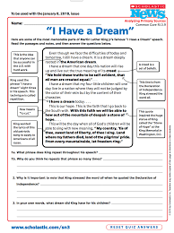 A collection of downloadable worksheets, exercises and activities to teach the news, shared by english language teachers. 5 Ways To Celebrate Dr Martin Luther King Jr Scholastic