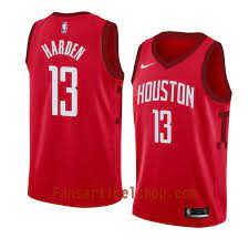 Hornets nba trikot larry johnson champion sammlerstück größe l. Houston Rockets Trikot James Harden 13 2018 19 Nike Rot Swingman Herren