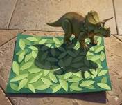 Dinosaur Shadow Painting