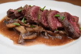 Red wine reduction gourmet recipes sauce for chicken sweet red wines sauce steak sauce wine sauce for steak food pork sauce. Hanger Steak In A Red Wine Reduction With Mushrooms Mangialicious