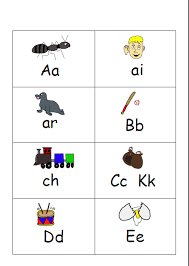 Memory Cards In Color Phonics Flashcards Jolly Phonics Color Flashcards