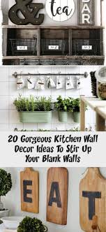 If you're not sure what you want or where to start looking, use your cabinet style or colour as the starting point of your design and. Ideas For Blank Kitchen Wall Novocom Top