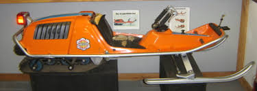 Image result for Orange 1973 Snowmobile