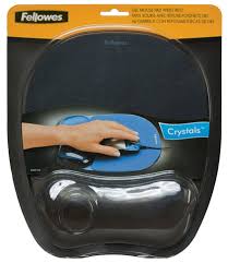 If you have a wrist rest or a pad that is completely flat, any of these methods will work for you. Fellowes Black Crystals Gel Mouse Pad Wrist Rest Whsmith