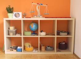 A Peek Inside Miriam Tomasz And Samuel S Montessori Style Home In Poland The Montessori Notebook Playroom Shelves Montessori Kallax Ikea