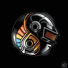 Daft Yin Yang By Bamboota Available In Unmovable Shirt Flavor Over At Redbubble Daft Punk Yin Yang Sticker Yin Yang