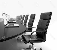 Black Leather Conference Room Chairs