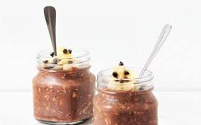 Overnight oats are my current new love. Chocolate Banana Overnight Oats Rachel Good Nutrition Recipes