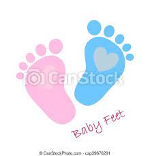 Download 42 red blue baby footprints stock illustrations, vectors & clipart for free or amazingly low rates! Baby Footprints Vector Illustration Simple Baby Footprints Vector Illustration Red And Blue Baby Footprints With Image Canstock