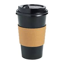 Black Coffee Cups With Lids Sleeves Disposable Coffee Cups Cute Coffee Cups Coffee Cups