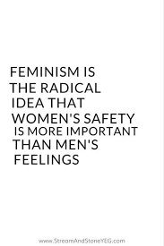 Feminism Is The Radical Idea That Women S Safety Is More Important Than Men S Feelings In 2020 Girl Power Quotes Feminism Quotes Equality Quotes