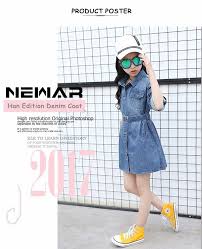 New Product 2017 Latest Jeans Tops Girls Korean Fashion Cotton Belt Furcated Kids Denim Dress For Girls Buy Girls Denim Dress Kids Denim Dress Girl Outfits