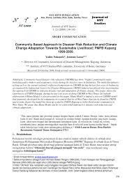Interior adalah tatanan perabot/perangkat kantor yang menunjang pelaksanaan kerja dalam ruang kantor seperti jawaban: Pdf Community Based Approach To Disaster Risk Reduction And Climate Change Adaptation Towards Sustainable Livelihood Ten Years Experiences From Pmpb Kupang