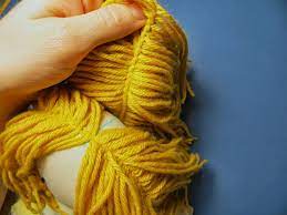 Fast Easy Way To Make Doll Hair With Yarn Rag Doll Hair Yarn Dolls Doll Hair
