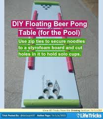 Drinking Diy Floating Beer Pong Table For The Pool Floating Beer Pong Table Beer Pong Tables Beer Pong