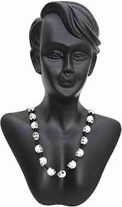 Brown Leaf Halloween Horror Scary Small Beads Skull Mala Necklace, Skull  Knotted Necklace, Elders Halloween Costume Price in India