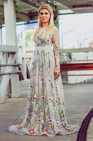 Flower Wedding Dress In Gray Color Wedding Dress With Etsy Wedding Dresses With Flowers Embroidered Wedding Dress Long Gown For Wedding