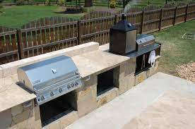 Whatever your cooking needs, our outdoor stove/oven/grill/smoker can do it, thanks to. Outdoor Kitchen With Grill And Smoker Novocom Top