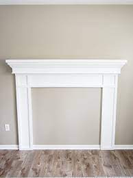 Diy Faux Fireplace Mantel Tutorial Faux Fireplace Mantels Faux Fireplace Diy Fireplace Surround Diy