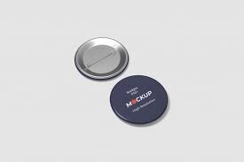 Pin Badge Mockup High Angle View In 2020 Mockup Pin Badges High Angle