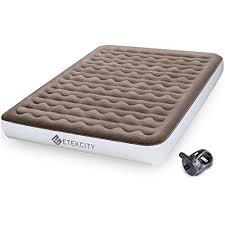 Etekcity Camping Air Mattress Queen Twin Airbed Height 9 Upgraded Inflatable Bed Blow Up Mattress Raised Airbed Wi Air Mattress Camping Air Mattress Mattress