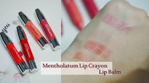 Mentholatum Lip Crayon Lip Balm Snowman Sharing