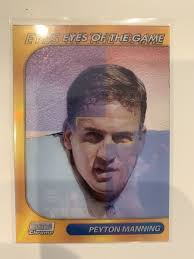 PEYTON MANNING 1999 Stadium Club Chrome Eyes of the Game Refractor #25  Colts