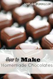 How To Make Homemade Chocolates With Step By Step Instructions Chocolate Recipes Homemade Homemade Chocolate Candy Chocolate Candy Recipes
