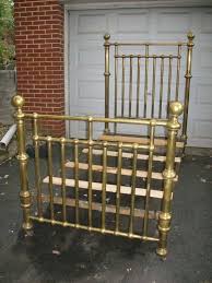 Antique Brass 3 4 Bed Includes Slat Boards A Twin Bed Mattress And Box Spring Will Also Work If You Can T Find A 3 4 Set Ebay Bed Brass Bed 3 4 Beds