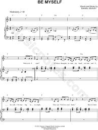 If i turn my back i'm defenseless. Why Don T We Be Myself Sheet Music In C Major Transposable Download Print Sku Mn0227009