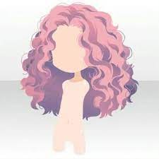Pin By Danielle Meraz On Drawings Hair Illustration Curly Hair Drawing Chibi Hair