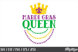 Ggv 1076 mardi gras crawfish svg outline file. Mardi Gras Queen Beads Funny Svg Dxf Png Cricut Cut File 208542 Cut Files Design Bundles