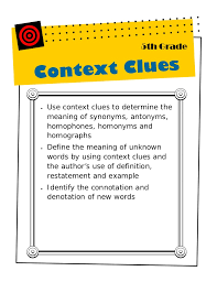 5th context clues