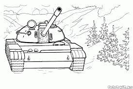 Coloring Page T 55
