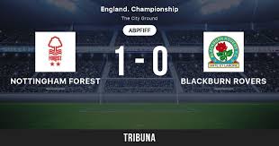 Nottingham forest and blackburn rovers takes part in the championship championship, england. Nottingham Forest Vs Blackburn Rovers Rangliste In England Championship 20 02 2021