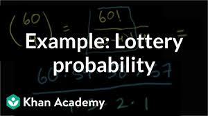 Example Lottery Probability Video Khan Academy