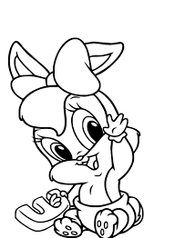 Pin By Lmi Kids On Baby Looney Tunes Cartoon Coloring Pages Bunny Coloring Pages Baby Looney Tunes