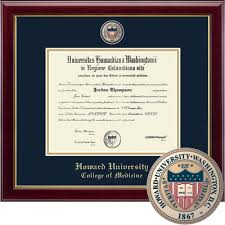 Students enrolled in these best online emba programs from howard university are required to complete 14 classes for a total of 42 semester credits. Church Hill Classics Masterpiece Diploma Frame Medicine Online Only Barnes Noble At Howard University