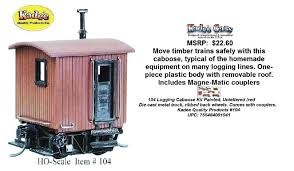 Logging Caboose Kit Painted Unlettered Red Ho Scale Item 104 Caboose Trains For Sale Ho Scale