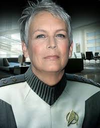 I thought it was Jim Carrey in a TOS uniform. :)