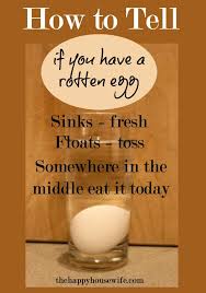 how to tell if you have a rotten egg