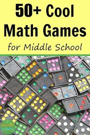50 Fun And Interesting Middle School Math Games Math Games Middle School Middle School Math Middle School Math Classroom