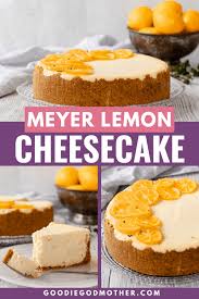 Creamy With Just The Right Amount Of Lemon Flavor This Meyer Lemon Cheesecake Recipe Is A In 2020 Christmas Desserts Easy Lemon Cheesecake Recipes Cheesecake Recipes
