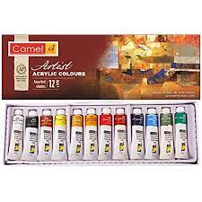 Acrylic colours india exporters importers & export import data, custom duty,drawback,io please upgrade your plan for more points. Camel Camlin Kokuyo Acrylic Color Box 9ml Tubes 12 Shades Amazon In Office Products