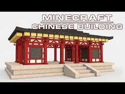 Cinema 4d Minecraft Chinese Building Model Youtube Risunki