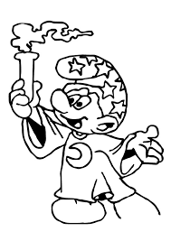 Welcome back the warm weather with these spring coloring sheets. Smurf The Magician Coloring Page Free Printable Coloring Pages For Kids