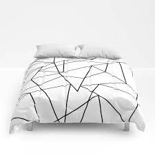 Are you searching for geometric pattern png images or vector? Buy Simple Modern Black And White Geometric Pattern Comforters By Blackstrawberry Worldwide Shipping Available Pattern Comforters Comforters Geometric Bedding