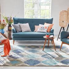 Blau hat eine vertrauensvolle und sachliche wirkung und lässt. Esprit Kelim Teppich Turkis Blau Aus Wolle Haut Nilas Outlet Teppiche