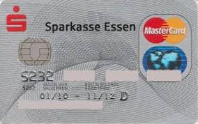 Learn more about the debit mastercard here. Bank Card Sparkasse Essen Mc Sparkasse Essen Germany Federal Republic Col De Mc 0040